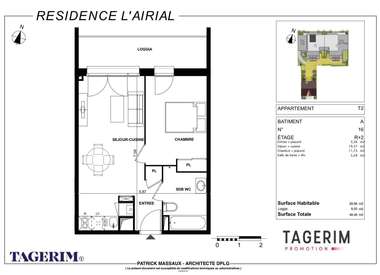 Appartement 2 Pièces 39 m²