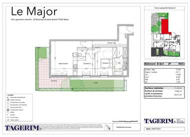 Appartement 3 Pièces 71 m²