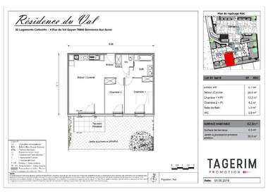 Appartement 3 Pièces 62 m²